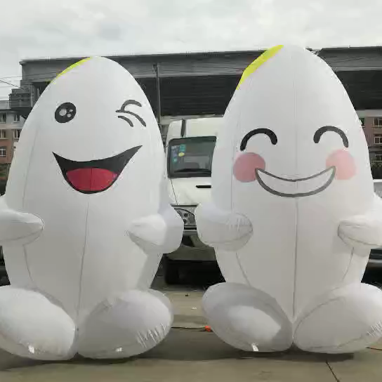 Advertising Inflatable Polar Bear Costume Blow Up Wiggle Man for Advertising