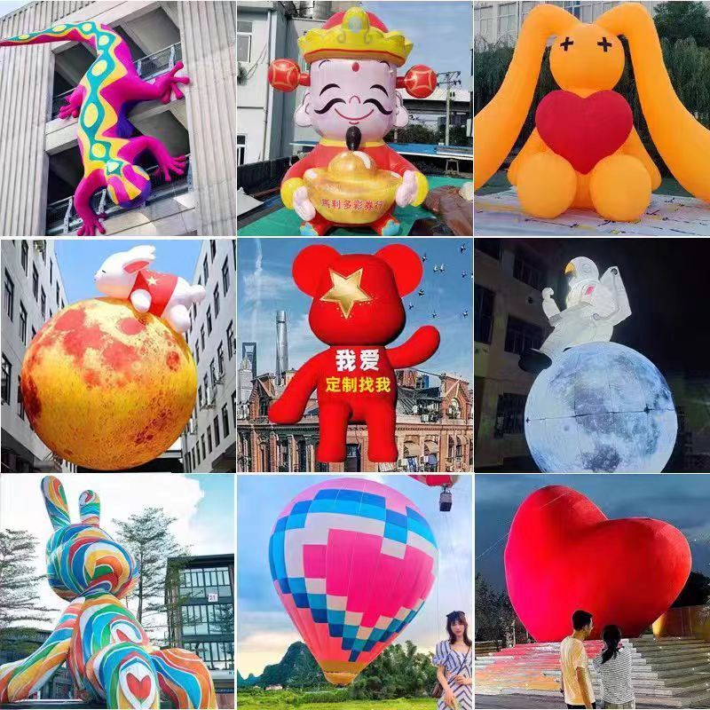 Customized Outdoor Inflatable Advertising Model Giant Cartoon Character Inflatable Costumes for Decoration