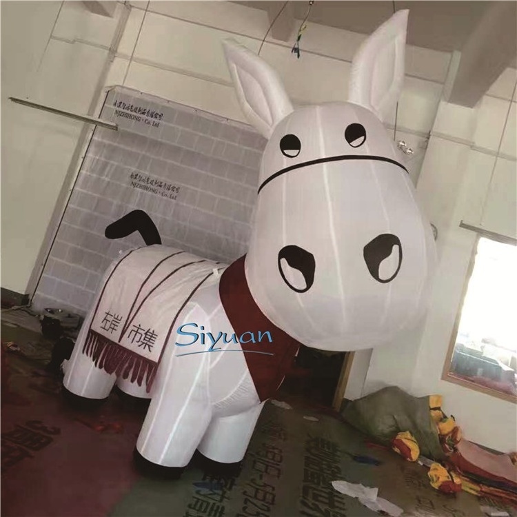 Promotion Blow Ups Air Dancer Inflatable Cartoon Pony Champagne Bottle Party Props Advertising Inflatables