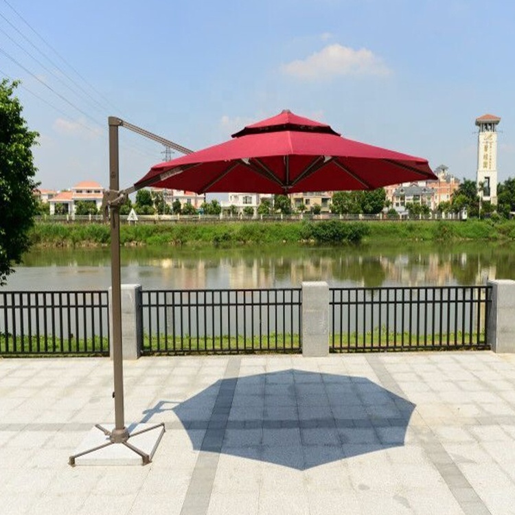 Factory Promotion Wholesale Outdoor Portable Striped Beach Umbrella