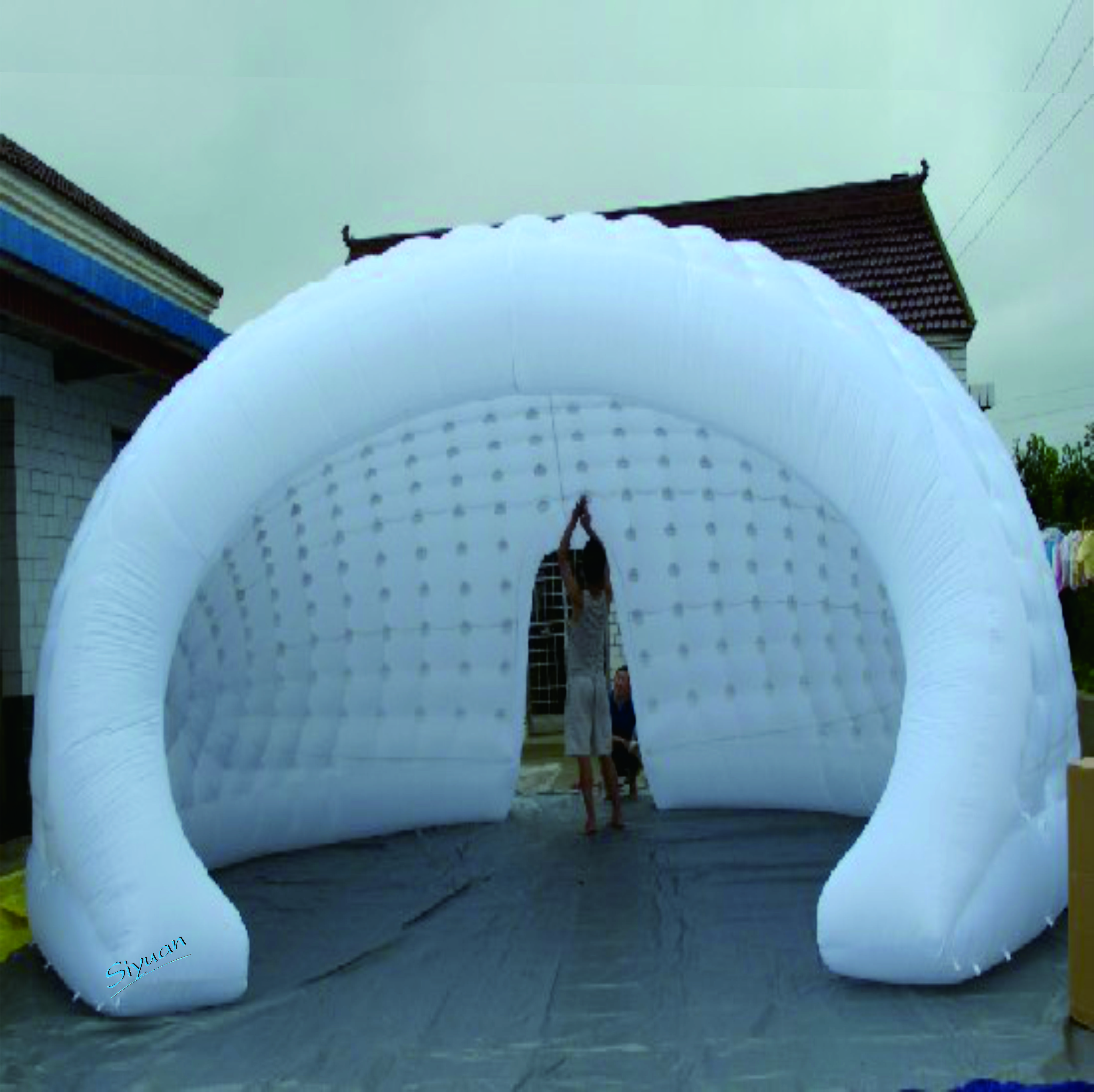 Promotion Inflatable Dancing Man Blow Up Tent Outside Decor Clown Costumes