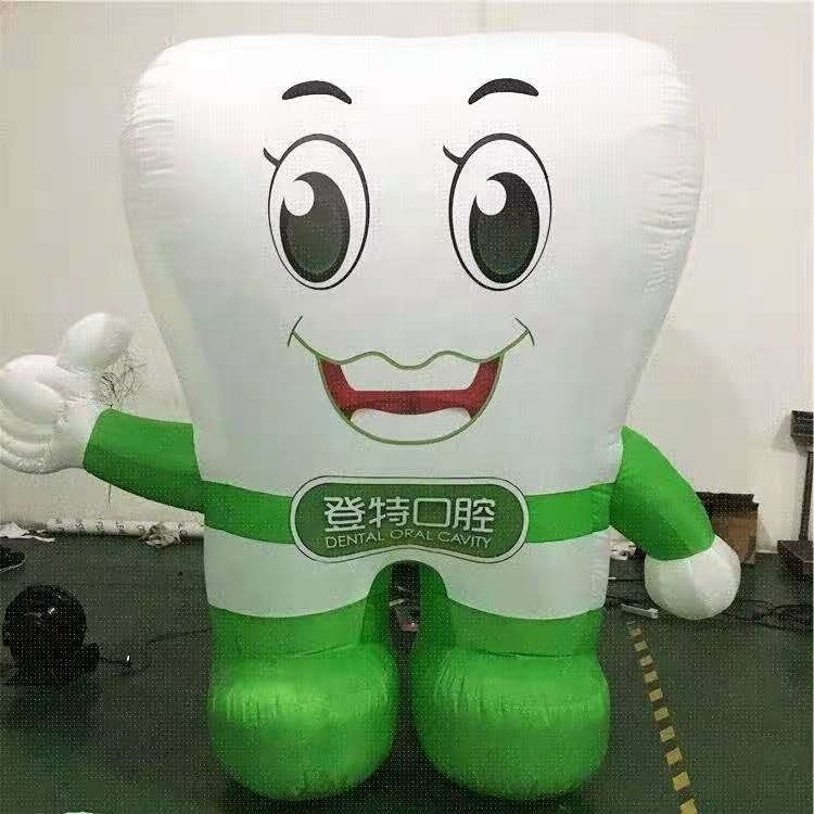 Inflatable Tooth Character Model Outdoor Lovely Advertising Cartoon Dolls