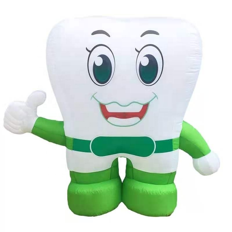 Inflatable Tooth Character Model Outdoor Lovely Advertising Cartoon Dolls