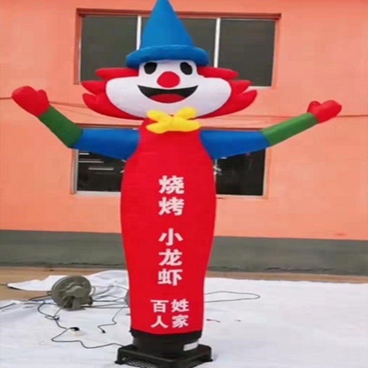 Promotion Advertising Oxford Outdoor Inflatable Clown Waving Model