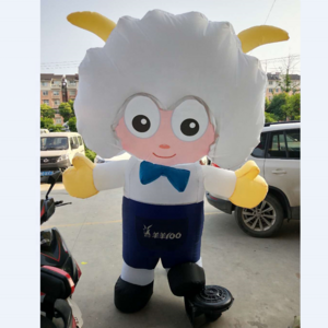 Customized inflatable lovely cartoon sheep for decorations