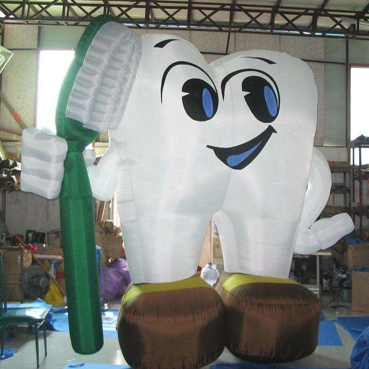 Inflatable Tooth Character Model Outdoor Lovely Advertising Cartoon Dolls