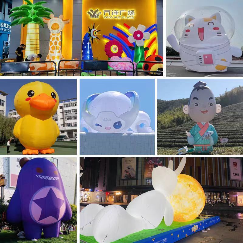 Custom Commercial Advertising Inflatables Characters Blow Up Cartoon Animals Model Costumes