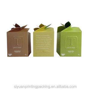 Custom logo tea bags paper packaging box for tea packaging