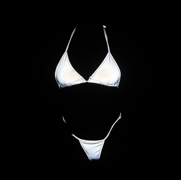 hot erotic lady beach nightclub club party stripper wear night light reflective split bodysuit swimming suit underwear bikini