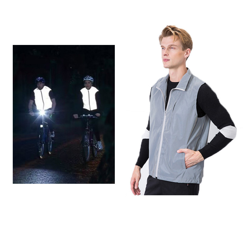 hi viz en471 high light reflective warning cycling security gilet safety vest jacket clothing apparel for men bicycle bike wear