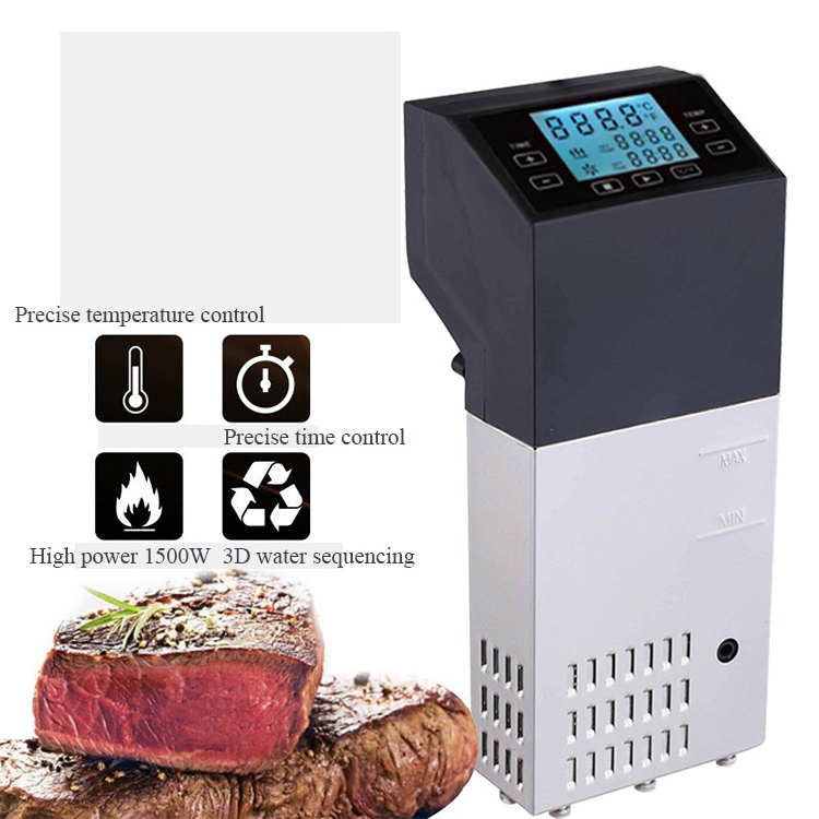 Portable Digital Temperature Setting Sous Vide Machine Stainless Steel Slow Cookers & Sous Vide