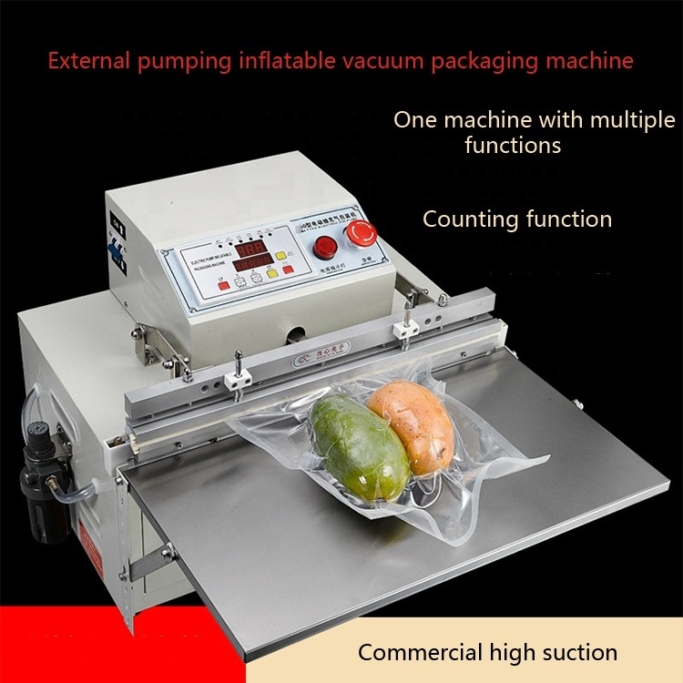 Air extractor packaging machine external pumping vacuum packing machine industrial vacuum sealer