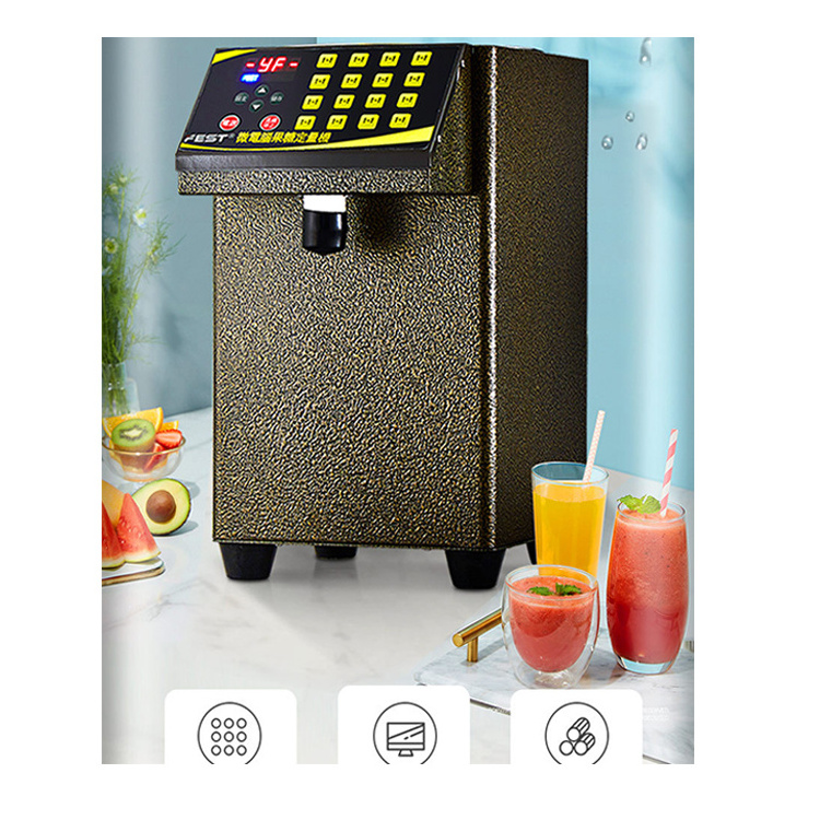 High Quality Milk Tea Fructose Quantitative Machine Automatic Fructose Sugar Dispenser for Bubble Tea Shop