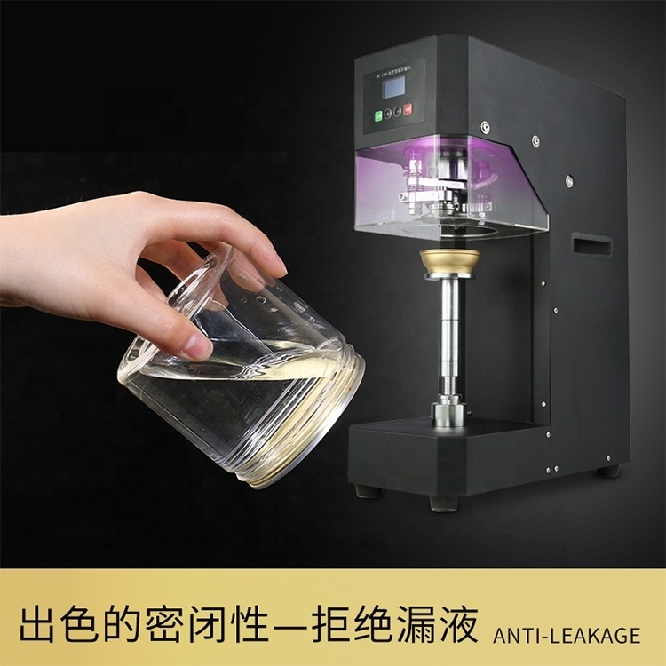 Automatic sardine tuna fish beef canning sealing machine electric commercial boba beverage drink can sealer seamer machine