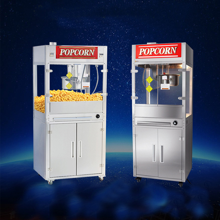 Large Capacity Factory Transparent Glass Commercial Popcorn Makers Popcorn Machine