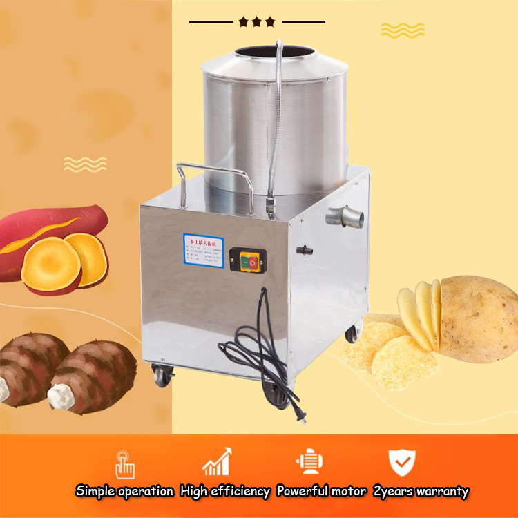 automatic potato peeling machine sweet potato cleaning and peeling machine for restaurant