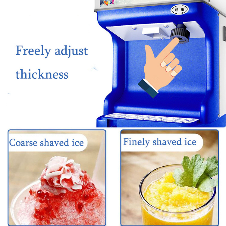 Mini ice crusher taiwan shaved ice machine low price high capacity automatic ice shaver