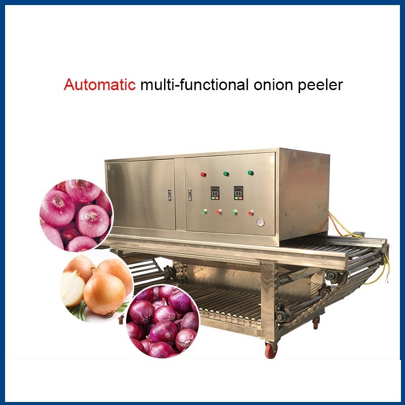 Commercial Electric Professional Chain Garlic Peeler Machine Stainless Steel Onion Peeler