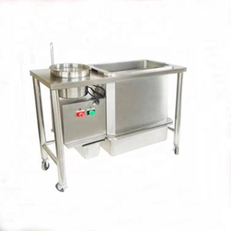 Stainless steel chicken wings batter breader compact machine electric chicken meat breading table machine