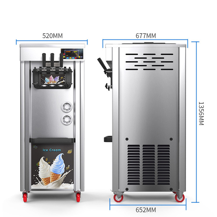 Professional Small Soft Serve Ice Cream Filling Syrup Vending Dispenser Machine For Commercial Use