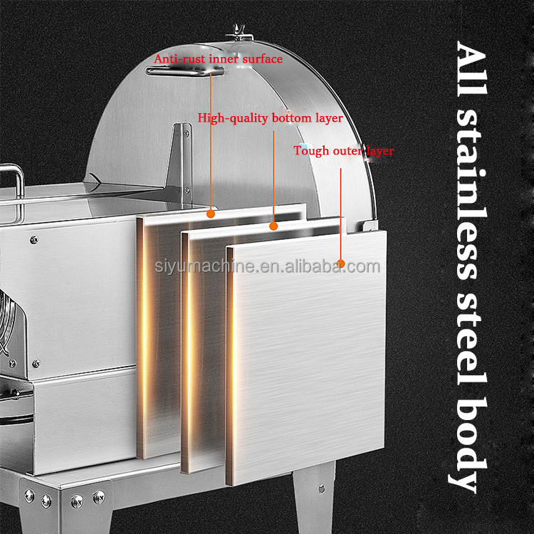 Automatic lemon onion slicing machine restaurant vegetables cutter cabbage pineapple tomato potato watermelon slicer