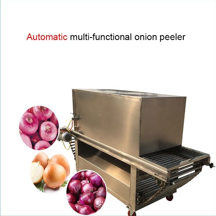 Commercial Electric Professional Chain Garlic Peeler Machine Stainless Steel Onion Peeler