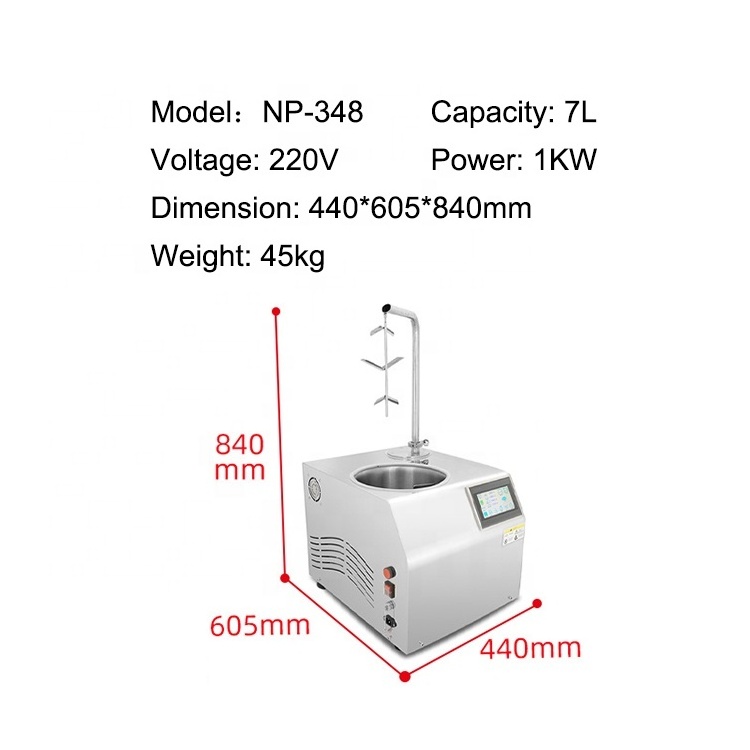 Commercial Chocolate Fountain Melting Spread Machine Chocolate Dispenser Tempering Machine