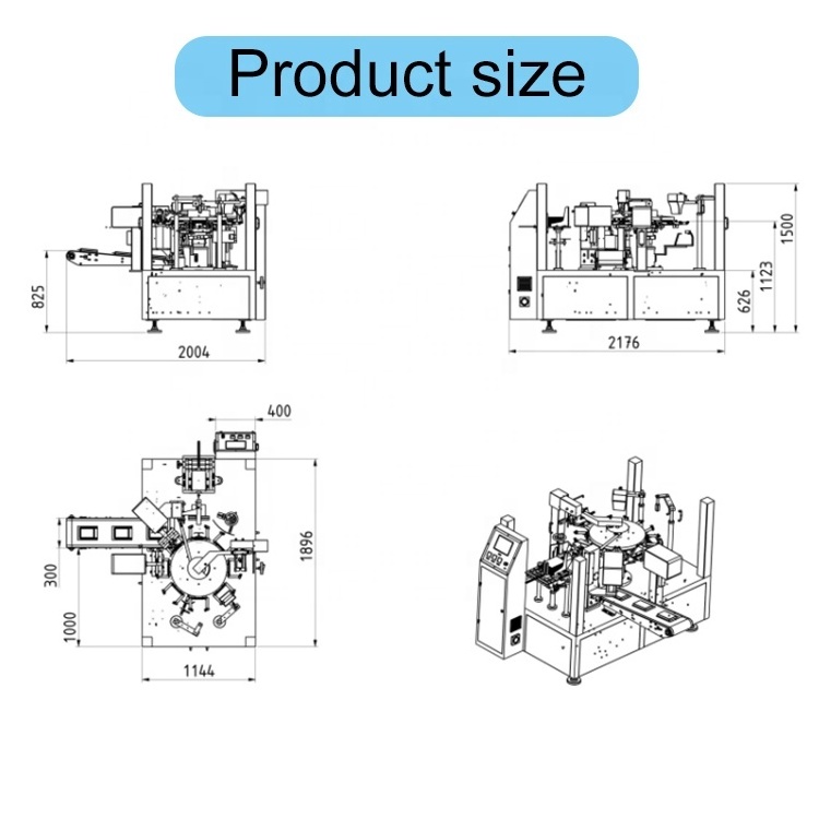 Automatic Tea Bag Packing Machine weighing filling packaging bag sachets spice grain tea coffee powder sealing packing machine