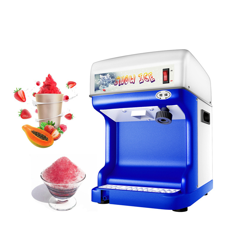 Mini ice crusher taiwan shaved ice machine low price high capacity automatic ice shaver