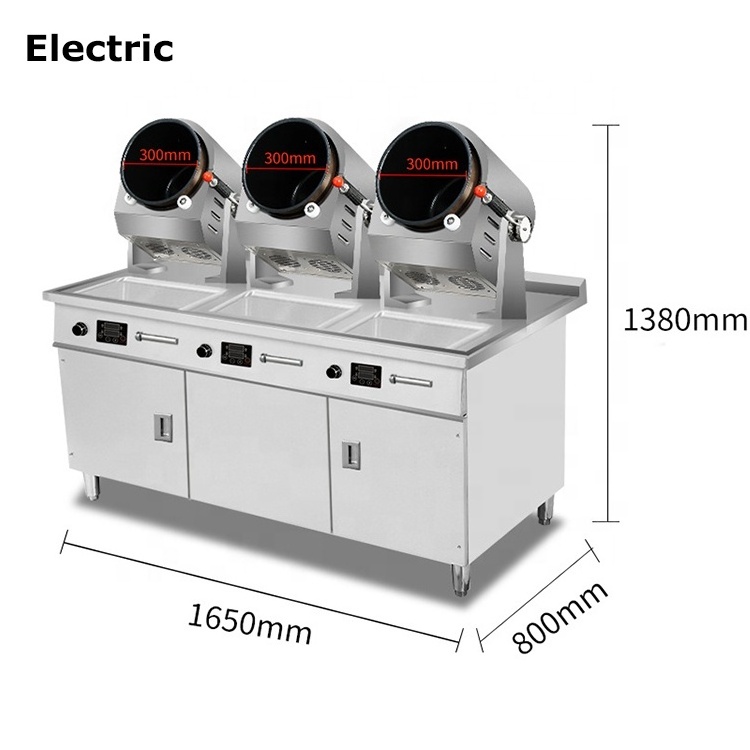 Restaurant Fried Rice Machine Smart Intelligent Cooking Robot Commercial Wok Robotic Cooking Machine