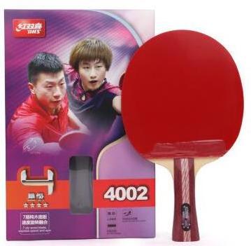 DHS/ Double Happiness 4-star 4002 horizontal stroke 4006 vertical stroke double-sided reverse rubber table tennis racquet