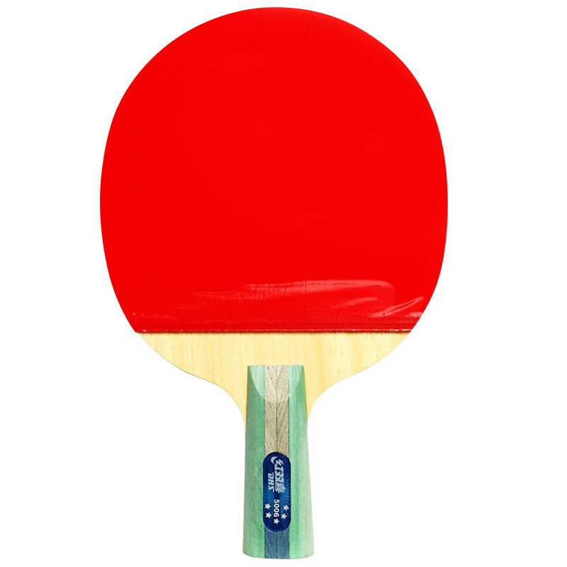 DHS/ Double Happiness 5 star 5002 horizontal grip 5006 straight grip double-sided reverse rubber table tennis racket 5003/5007