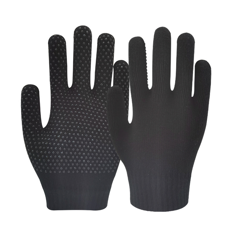 Adults Winter Magic Stretch Gloves and Mittens with Rubber Dots on Palm Hot selling