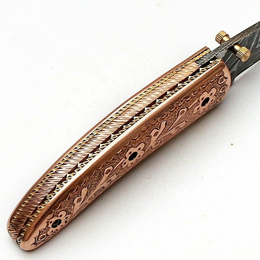 Olive Wood Handle Damascus Steel folding Knives Survival Knife Hunting Outdoor Camping Folding Pocket Knife