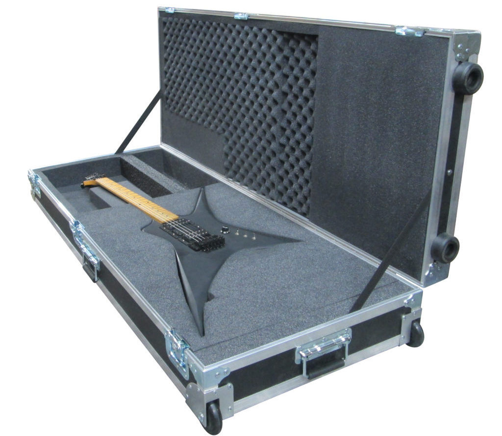 Aluminum case Hard case for music instrument Guitar case with Egg foam