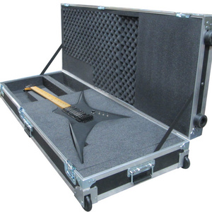 Aluminum case Hard case for music instrument Guitar case with Egg foam