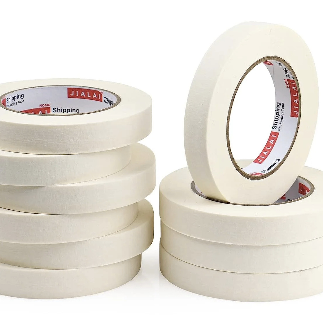 China Paper Manufacturing Crepe Painter Self Adhesive Natural Rubber Paint Stripping Wholesale Masking Tape