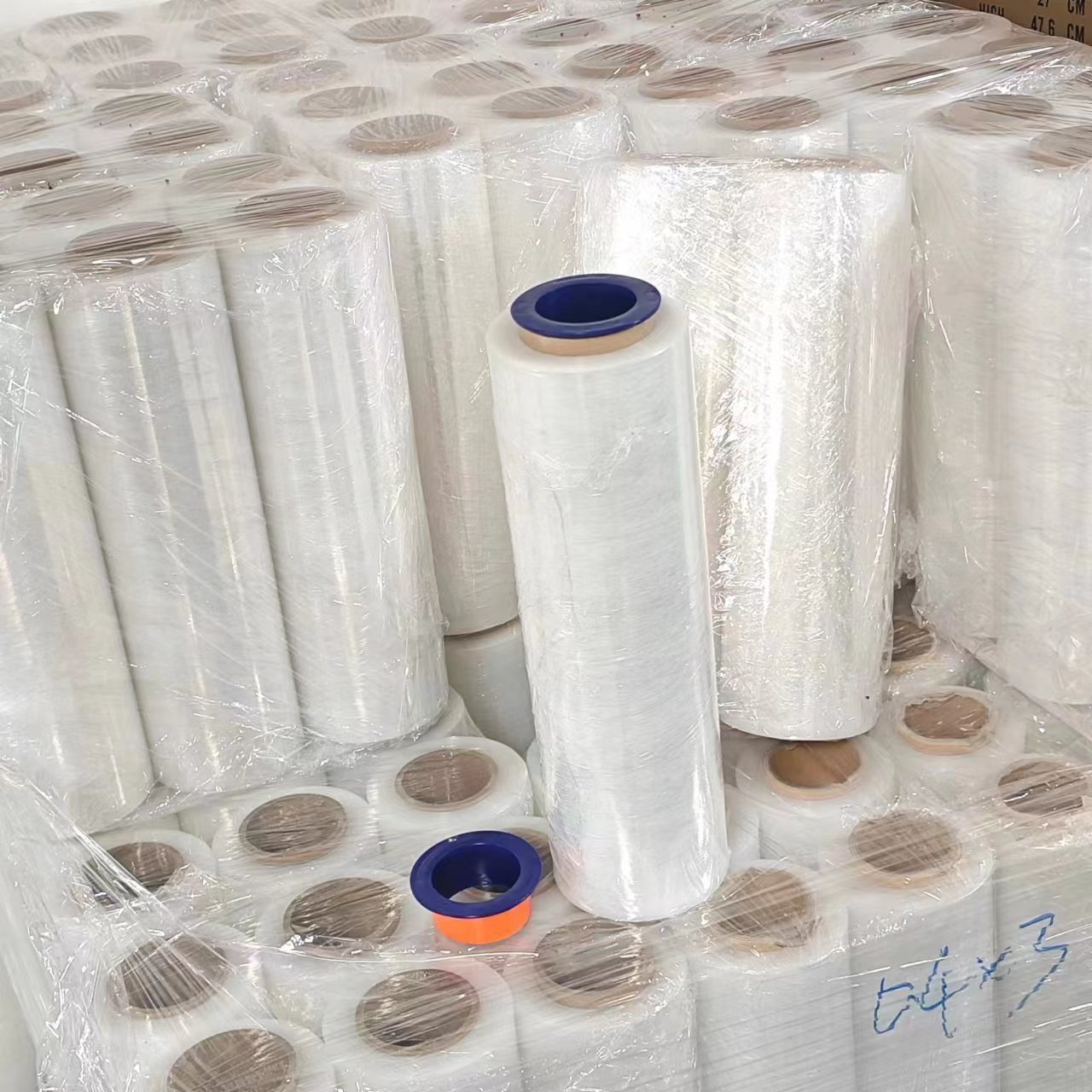 High Quality Wrapping Film Lldpe Shrink Wrap Plastic Packing Shrink Film Wrap Roll Polyethylene Clear Stretch Film