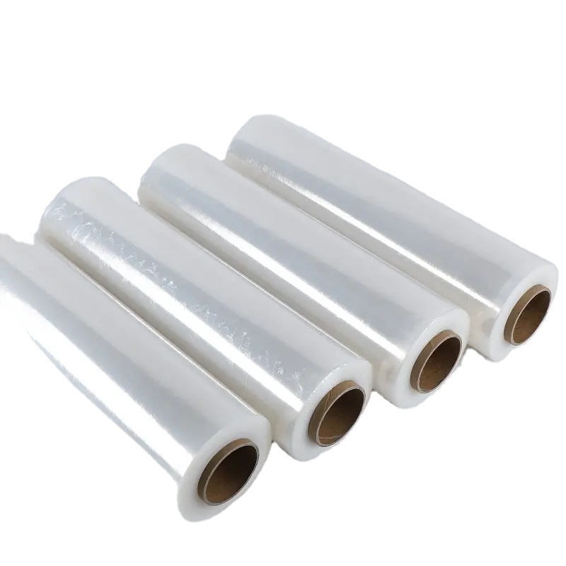 Free Sample Pe Clear Or Black Plastic Pe Pallet Stretch Wrap Cling Film Machine Wrapping Film