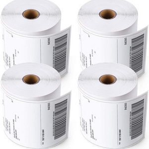 Stock A6 Thermal Printer 500pcs Waybill Waterproof Thermal Shipping Label Sticker Thermal Paper Plastic Household Products T/T