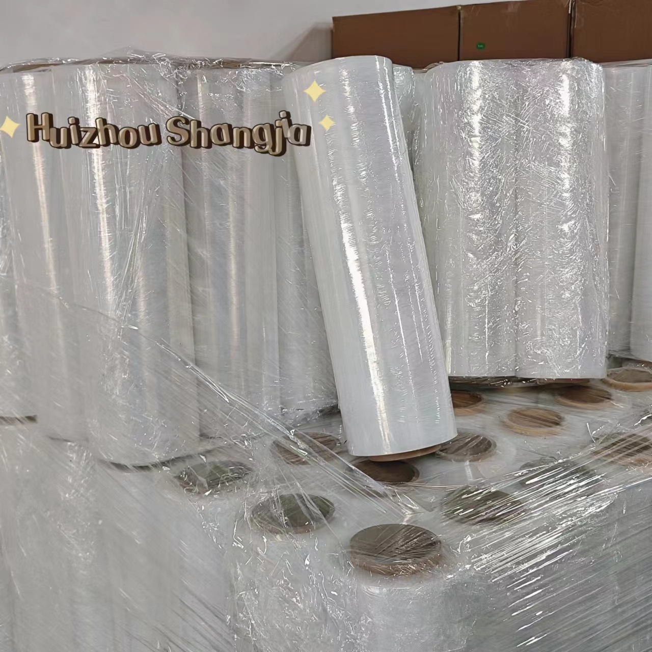 High Quality Wrapping Film Lldpe Shrink Wrap Plastic Packing Shrink Film Wrap Roll Polyethylene Clear Stretch Film