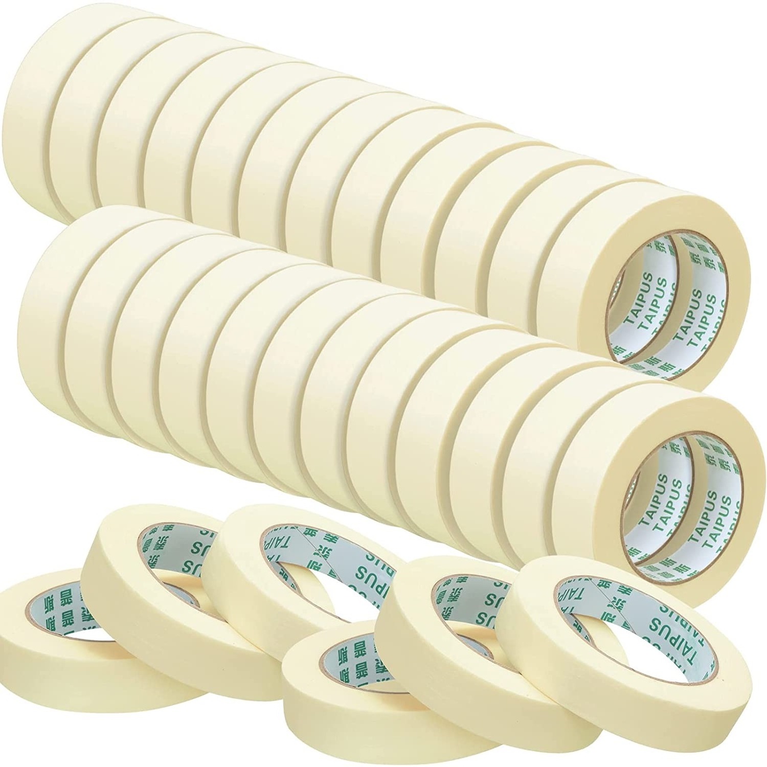 China Paper Manufacturing Crepe Painter Self Adhesive Natural Rubber Paint Stripping Wholesale Masking Tape