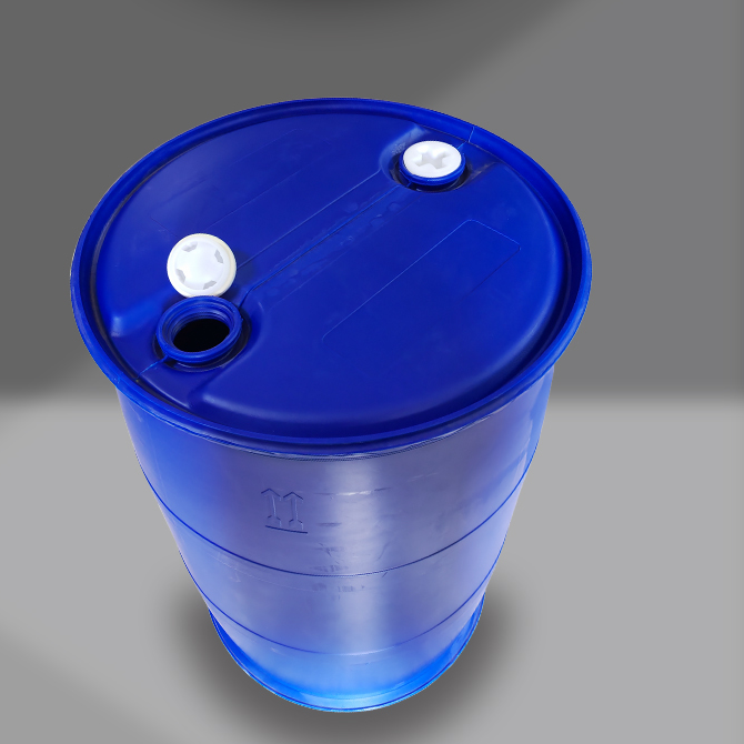 200 Liter plastic HDPE 55 gallon blue drum Good toughness and resistance to impact