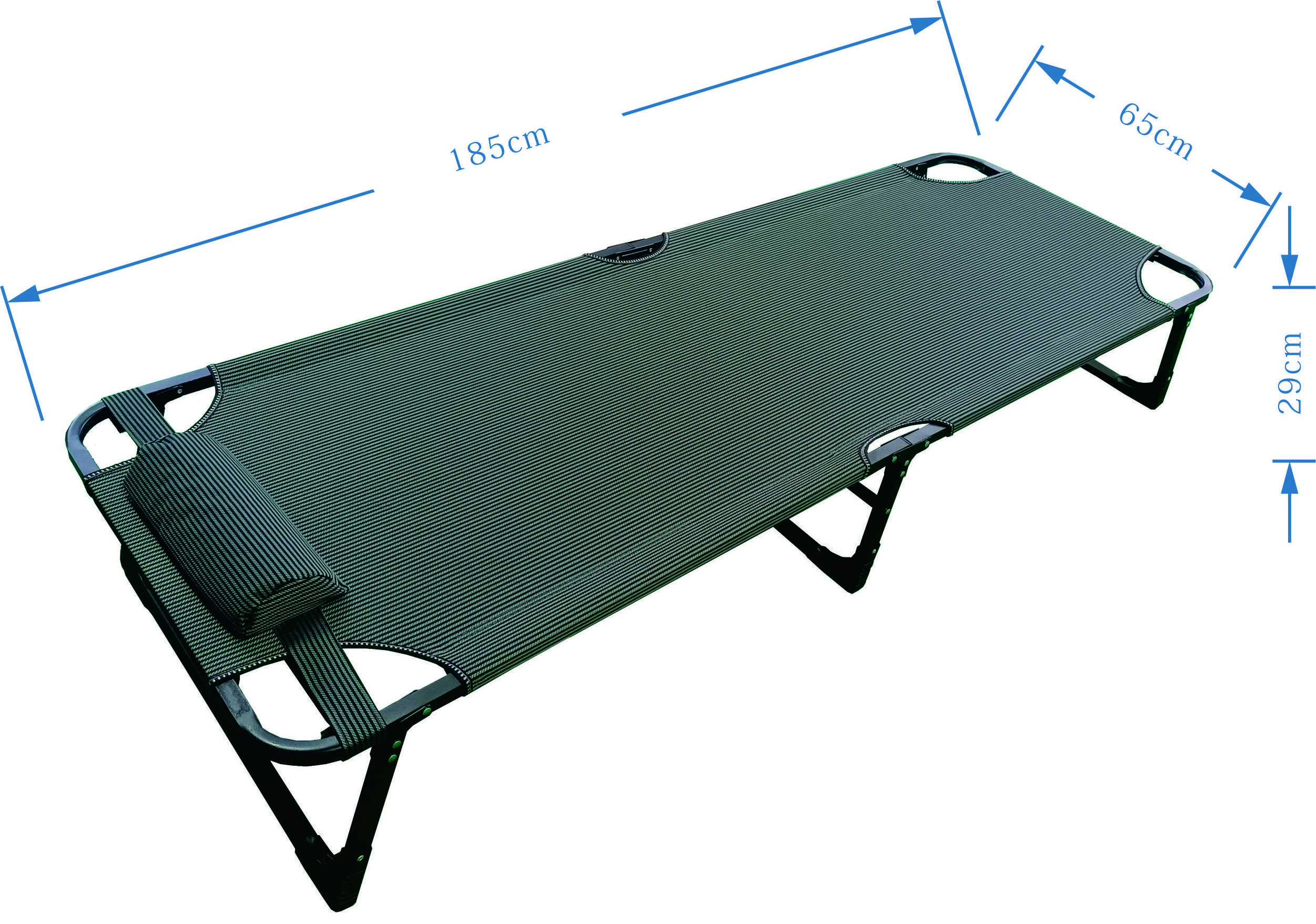 Outdoor Rest Folding Bed Shrinking Office Nap Single Bed Reclining Chair Portable Simple Camping Cot