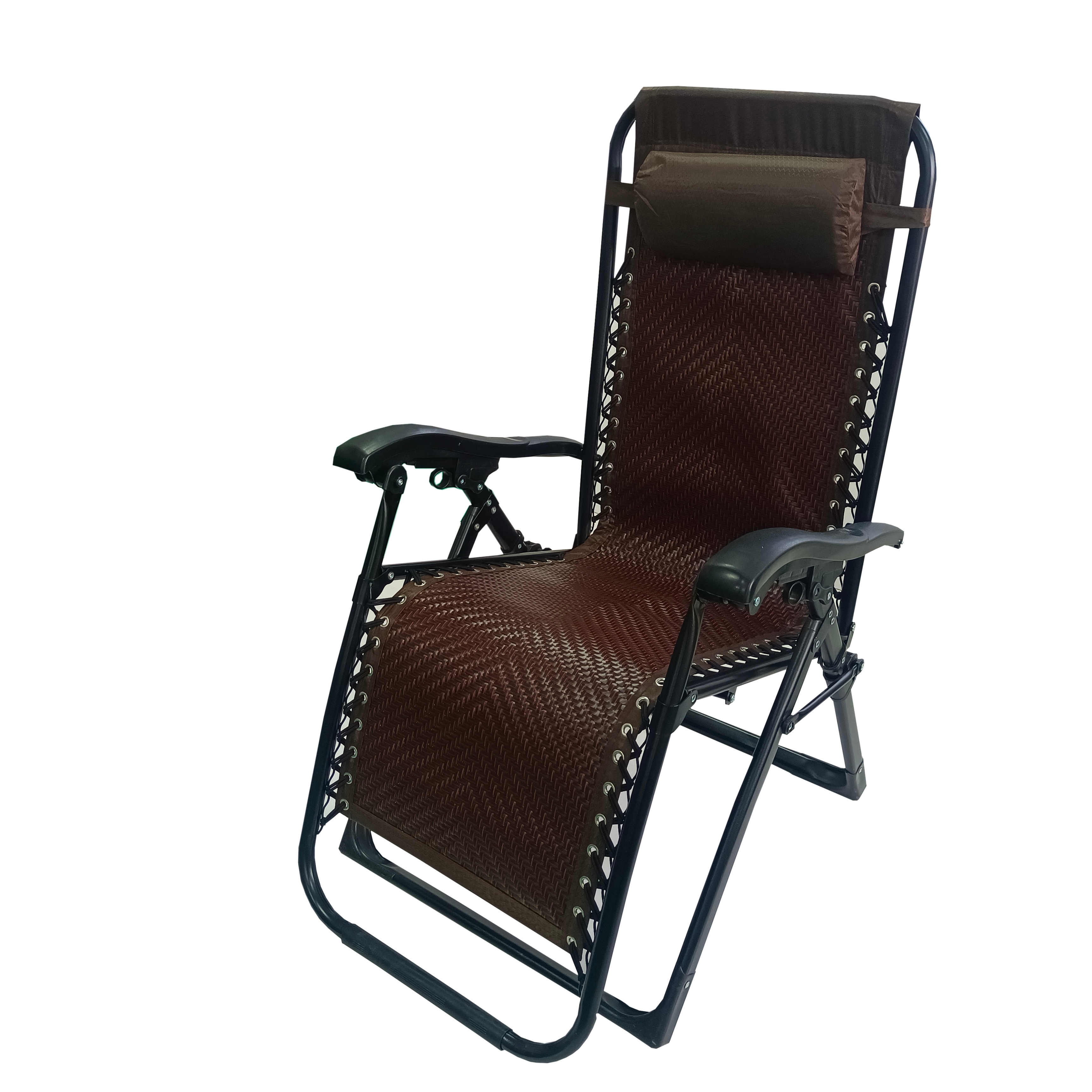 New Recliner Zero Gravity Chair Folding Reclining Beach Camp Garden Chairs Outdoor Use With Handles And Armrest