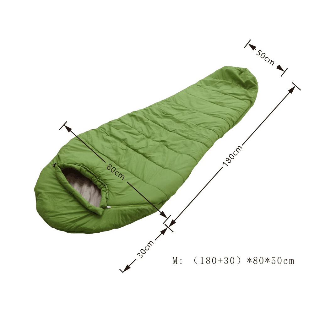 Lightweight splicing envelope sleeping bag outdoor camping traveling single adult nylon/terylene cotton filling compression sack