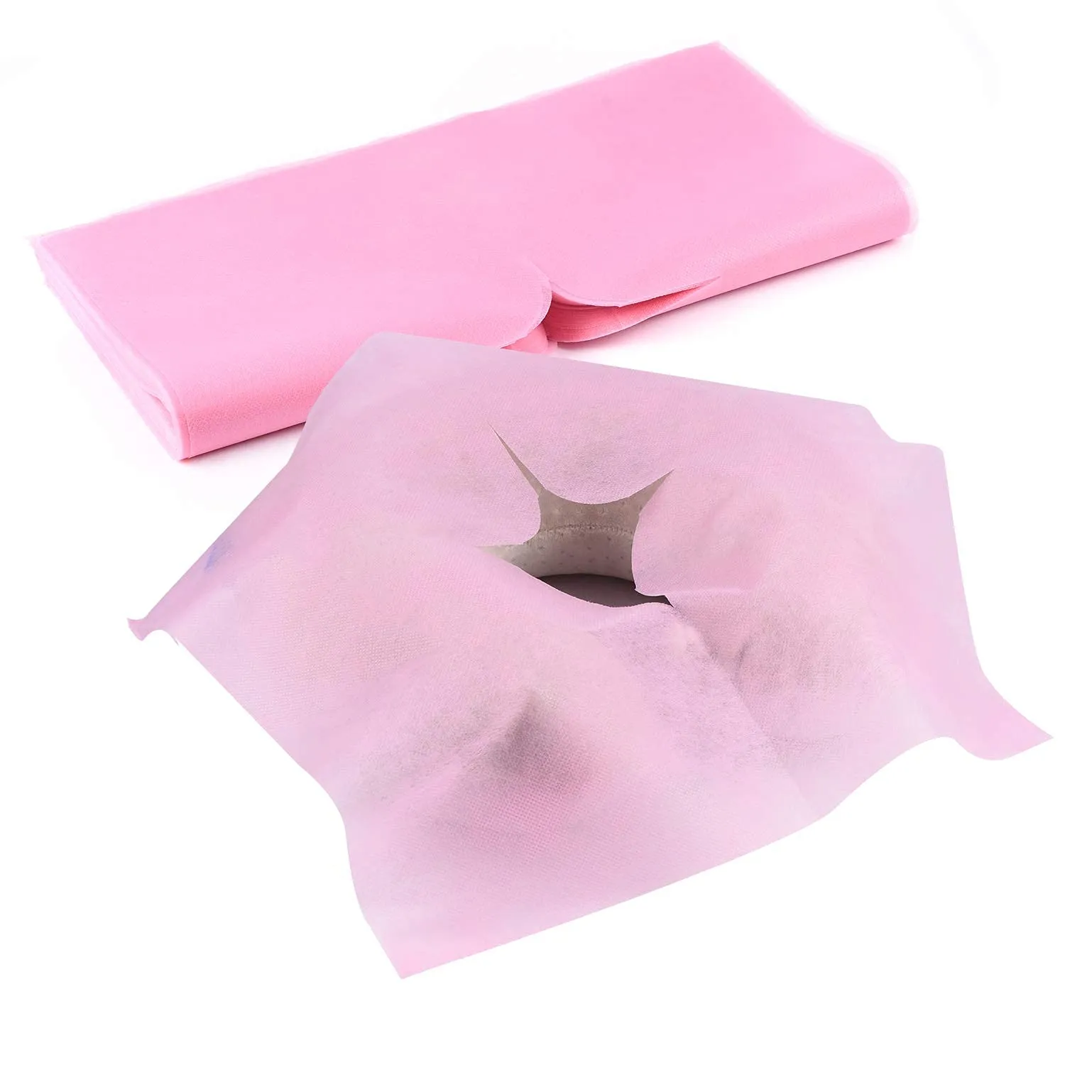 Disposable non-woven pillow cover with air hole pillow cover for beauty spa massage bed