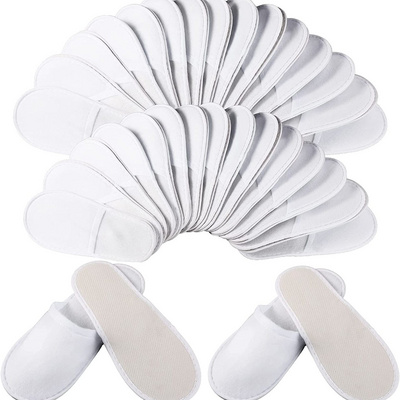 Spa Slippers, Closed Toe, Disposable Indoor Slippers for Men and Women Spa Hotel Motel Home Guest room