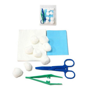 SJ Medical Use Basic Dressing Set Disposable Sterile Wound Dressing Pack Basic Dressing Set for Wound Care