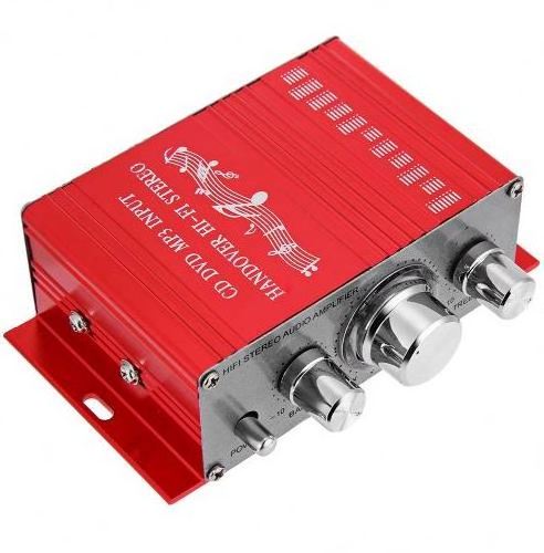 HY-2001 Hi-Fi Mini Amplifiers Audio for Motorcycle Auto Car Home Power Amplifier Stereo Sound Mode USB/MP3/FM/DVD/SD